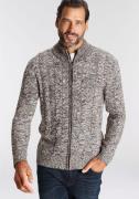 NU 20% KORTING: Man's World Vest met kabelpatroon