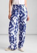 NU 20% KORTING: STREET ONE Linnen broek met print all-over