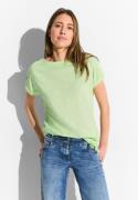 NU 20% KORTING: Cecil T-shirt met knoopdetail