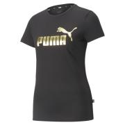 NU 20% KORTING: PUMA T-shirt ESS+ Metallic Logo Tee