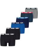 NU 20% KORTING: PUMA Boxershort met elastische logoband (Set van 6)