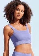 NU 20% KORTING: Lascana Crop-top met ribstructuur