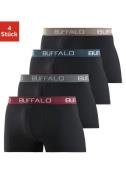 NU 20% KORTING: Buffalo Boxershort van katoenmix (set, 4 stuks)