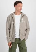 NU 20% KORTING: Alpha Industries Capuchonsweatvest BASIC ZIP HOODY