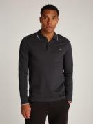 NU 20% KORTING: Calvin Klein Poloshirt STRETCH PIQUE TIPPING LS POLO