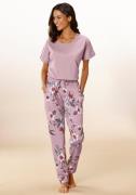 Vivance Dreams Pyjama met bloemenprint (2-delig, 1 stuk)