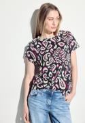 NU 20% KORTING: Cecil Shirt met ronde hals met print all-over