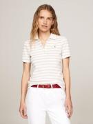 Tommy Hilfiger Poloshirt 1985 SLIM PIQUE STRIPE POLO SS