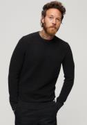 NU 20% KORTING: Superdry Gebreide trui TEXTURED CREW KNIT JUMPER