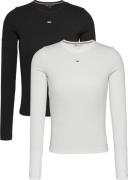 NU 20% KORTING: TOMMY JEANS Shirt met lange mouwen TJW 2PACK SLIM ESSE...