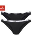 PUMA Bikinibroekje Iconic met smalle logo-weefband (2 stuks, Set van 2...