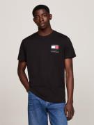 TOMMY JEANS T-shirt TJM SLIM 2PACK S/S FLAG DNA TEE met grote logoprin...