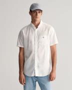 NU 20% KORTING: Gant Overhemd met korte mouwen Regular fit poplin over...