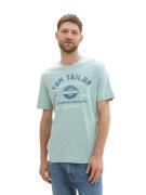 NU 20% KORTING: Tom Tailor T-shirt met grote logo-frontprint