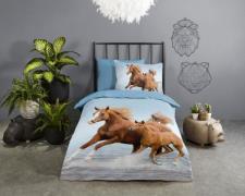 good morning Kinderovertrekset Free met paarden (2-delig)