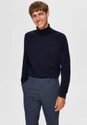 NU 20% KORTING: SELECTED HOMME Gebreide trui SLHBERG ROLL NECK NOOS