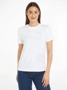 NU 20% KORTING: Calvin Klein T-shirt CK EMBRO BADGE REGULAR TEE