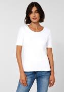 Cecil T-shirt Style NOS Lena met klassieke ronde hals