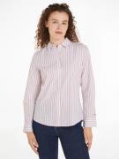 NU 20% KORTING: Tommy Hilfiger Overhemdblouse STRIPE REGULAR SHIRT