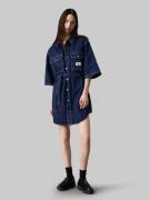 NU 20% KORTING: Calvin Klein Jeans jurk UTILITY BELTED SHIRT DRESS