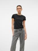 NU 20% KORTING: Vero Moda Shirt met korte mouwen VMBARBARA SS SHORT ON...