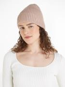 NU 20% KORTING: Calvin Klein Beanie CK EMBROIDERY COTTON RIB BEANIE