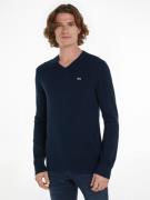 TOMMY JEANS Sweatshirt TJM SLIM V NECK ESSNTL SWEATER