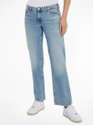 TOMMY JEANS Comfortabele jeans LW STR BH4116 met leren merklabel