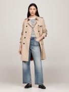 Tommy Hilfiger Trenchcoat COTTON DB SLIM FIT TRENCH met de kenmerkende...