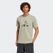 NU 20% KORTING: adidas Performance T-shirt CAMO BIG LOGO T