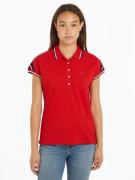 NU 20% KORTING: Tommy Hilfiger Poloshirt REG STRIPE SLV POLO CAP SLEEV...