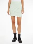 NU 20% KORTING: TOMMY JEANS Minirok TJW GATHERING RIB MINI SKIRT