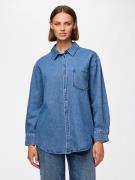 NU 20% KORTING: pieces Jeans blouse PCMAISIE LS DENIM SHIRT NOOS BC