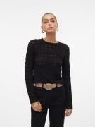 NU 20% KORTING: Vero Moda Gebreide trui VMNEWFABIENNE LS O-NECK PULLOV...