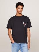 NU 20% KORTING: TOMMY JEANS T-shirt TJM REG GRAFFITI SIG TEE EXT