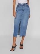 NU 20% KORTING: Vila Jeans rok VIJAF HW MIDI DENIM SKIRT-NOOS