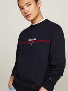 NU 20% KORTING: Tommy Hilfiger Sweatshirt HILFIGER STRIPE TERRY SWEATS...