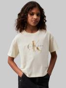 Calvin Klein T-shirt GLITTER MONOGRAM BOXY SS T-SHIRT