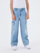 NU 20% KORTING: Name It Wijde jeans NKFROSE HW WIDE CARGO JEANS 6190-B...