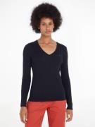 Tommy Hilfiger Gebreide trui CO CABLE V-NK SWEATER