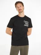 NU 20% KORTING: Calvin Klein T-shirt STACKED EUPHORIC LOGO TEE