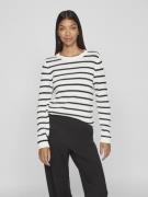 NU 20% KORTING: Vila Trui met ronde hals VIDALO O-NECK L/S STRIPE KNIT...