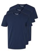 NU 20% KORTING: SELECTED HOMME T-shirt SLHROLAND SS O-NECK TEE 3-PACK ...