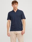 NU 20% KORTING: Jack & Jones Poloshirt JJESUMMER LINEN POLO SS LN