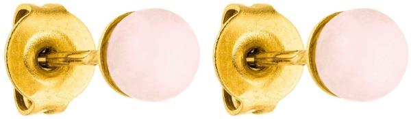 NU 20% KORTING: Purelei Paar oorstekers Sieraad cadeau Rose Quartz oor...