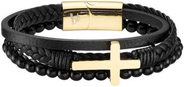 NU 20% KORTING: Bruno Banani Leren armband Sieraad cadeau armband krui...