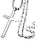 Firetti Ketting met hanger Sieraad Geschenk, Kruis met zirkoon (synthe...