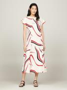 NU 20% KORTING: Tommy Hilfiger Midi-jurk RIBBON F&F SS MIDI DRESS