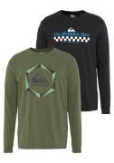 NU 20% KORTING: Quiksilver Shirt met lange mouwen Heren dubbelpak met ...