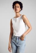 NU 20% KORTING: STREET ONE Shirttop met boothals